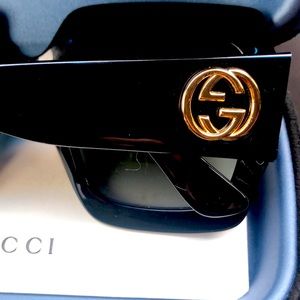 Gucci sunglasses.